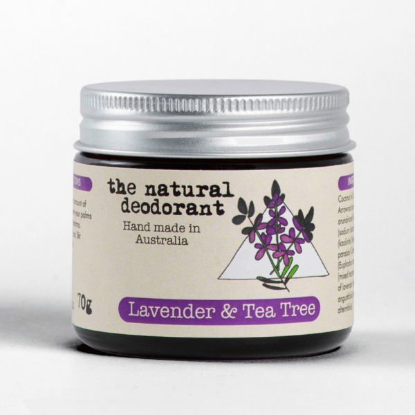 The Natural Deodorant Jar, Lavender & Tea Tree