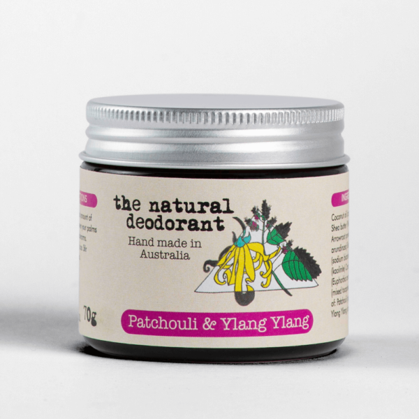 The Natural Deodorant Jar, Patchouli & Ylang Ylang