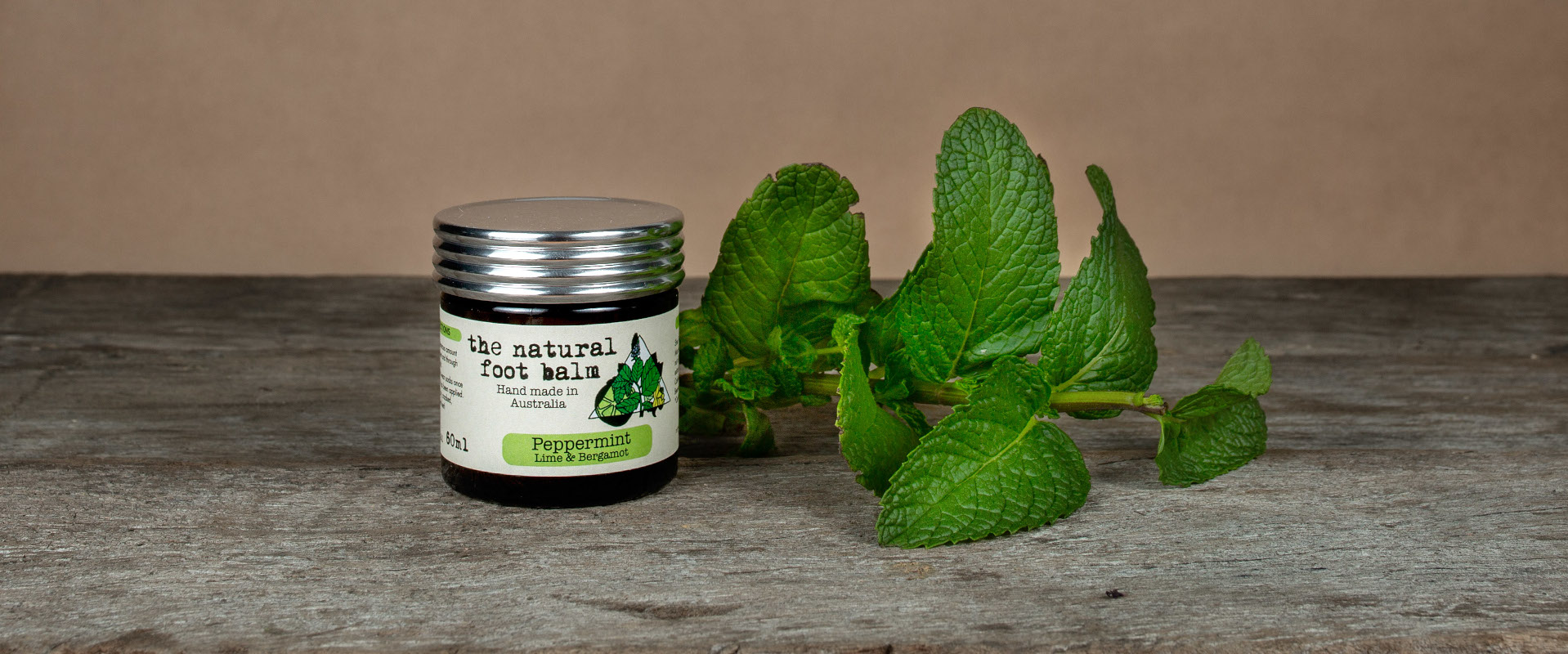 The Natural Deodorant Foot Balm (Peppermint), The Natural Deodorant